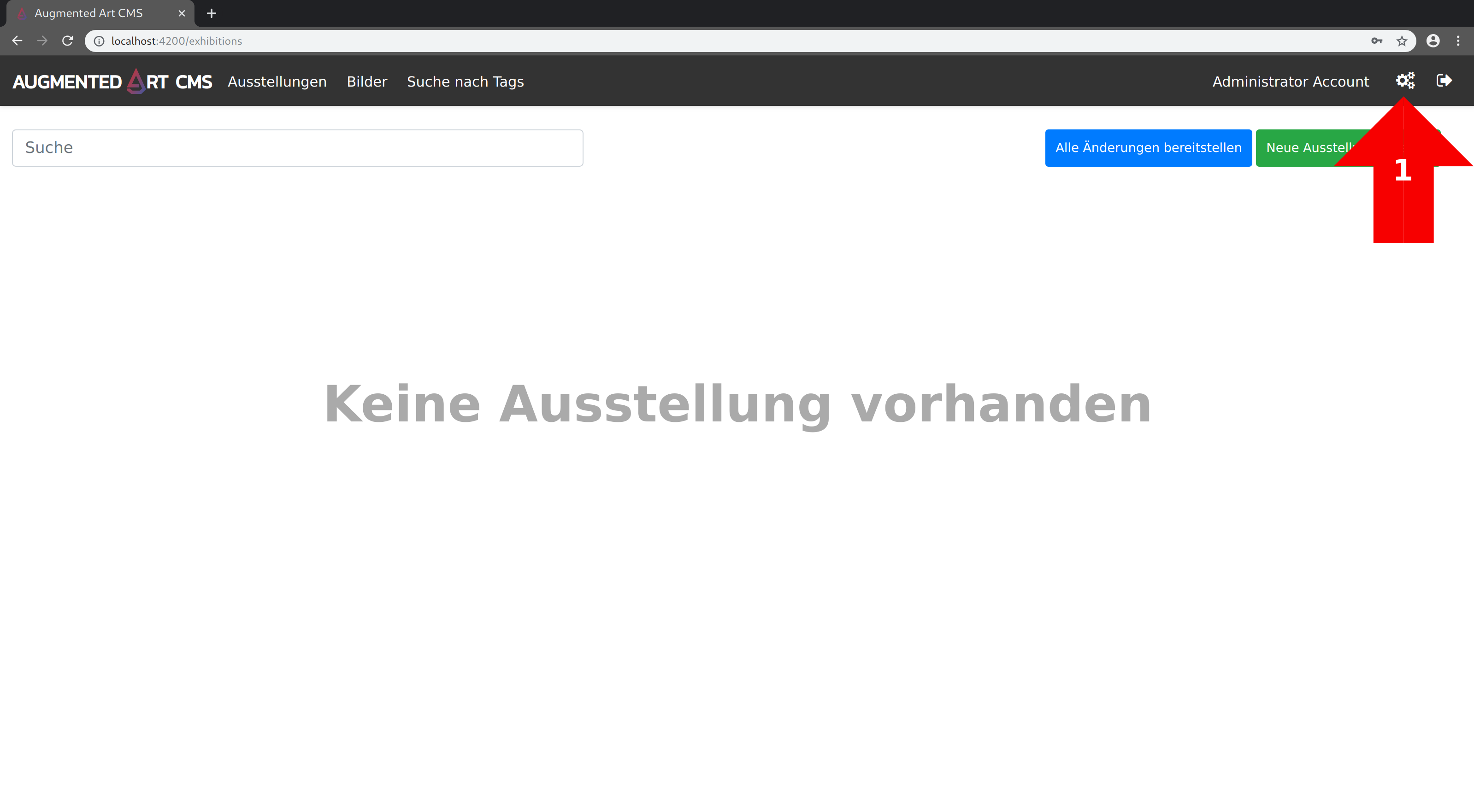 Ausstellung bearbeiten